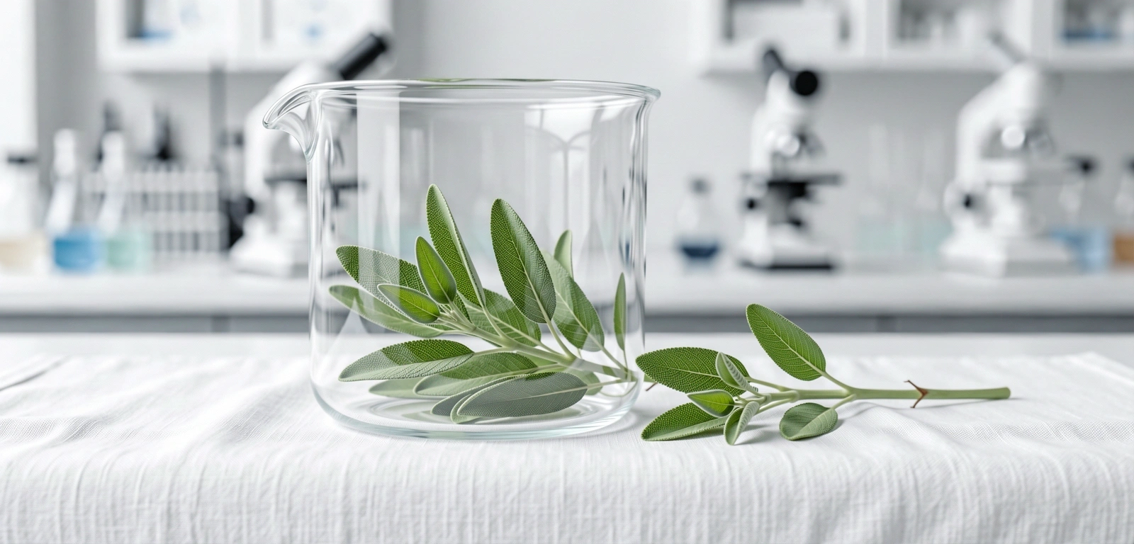 Serene laboratory setting